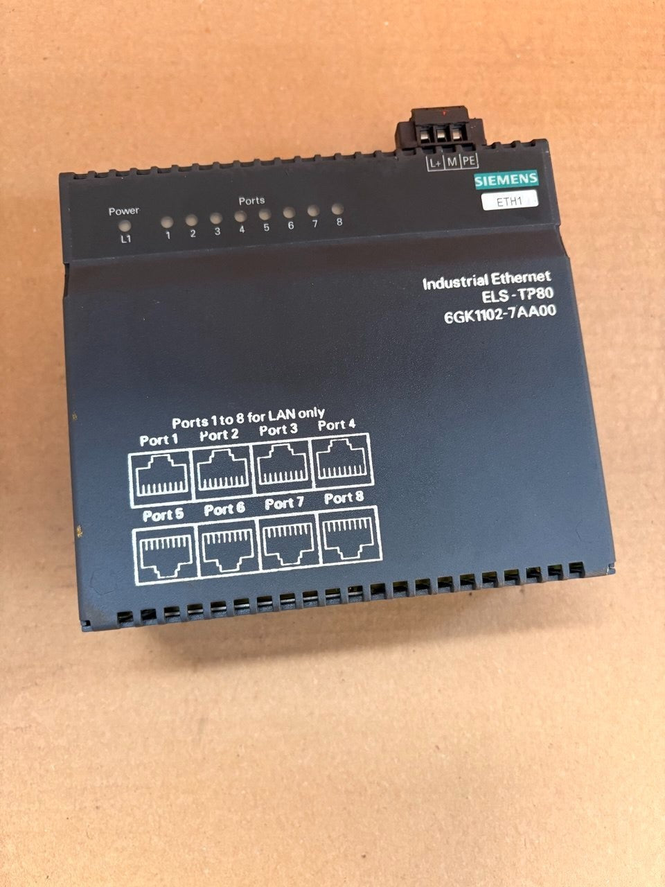 SIEMENS 6GK1102-7AA00 Industrial Ethernet ELS-TP80 — tested industrial automation part by Samonde