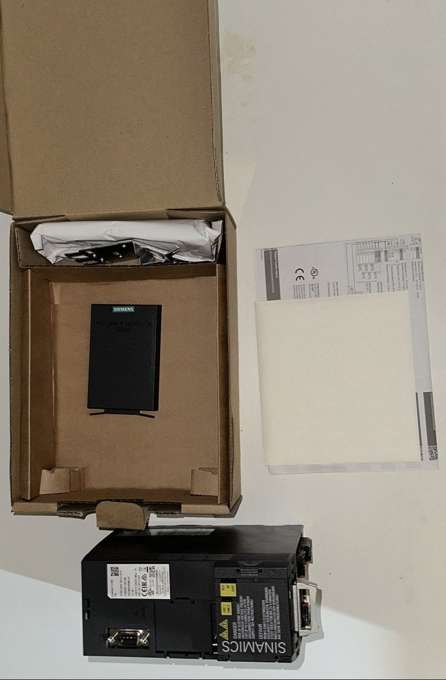 Siemens SINAMICS G120C PN frequency converter with original box and documentation