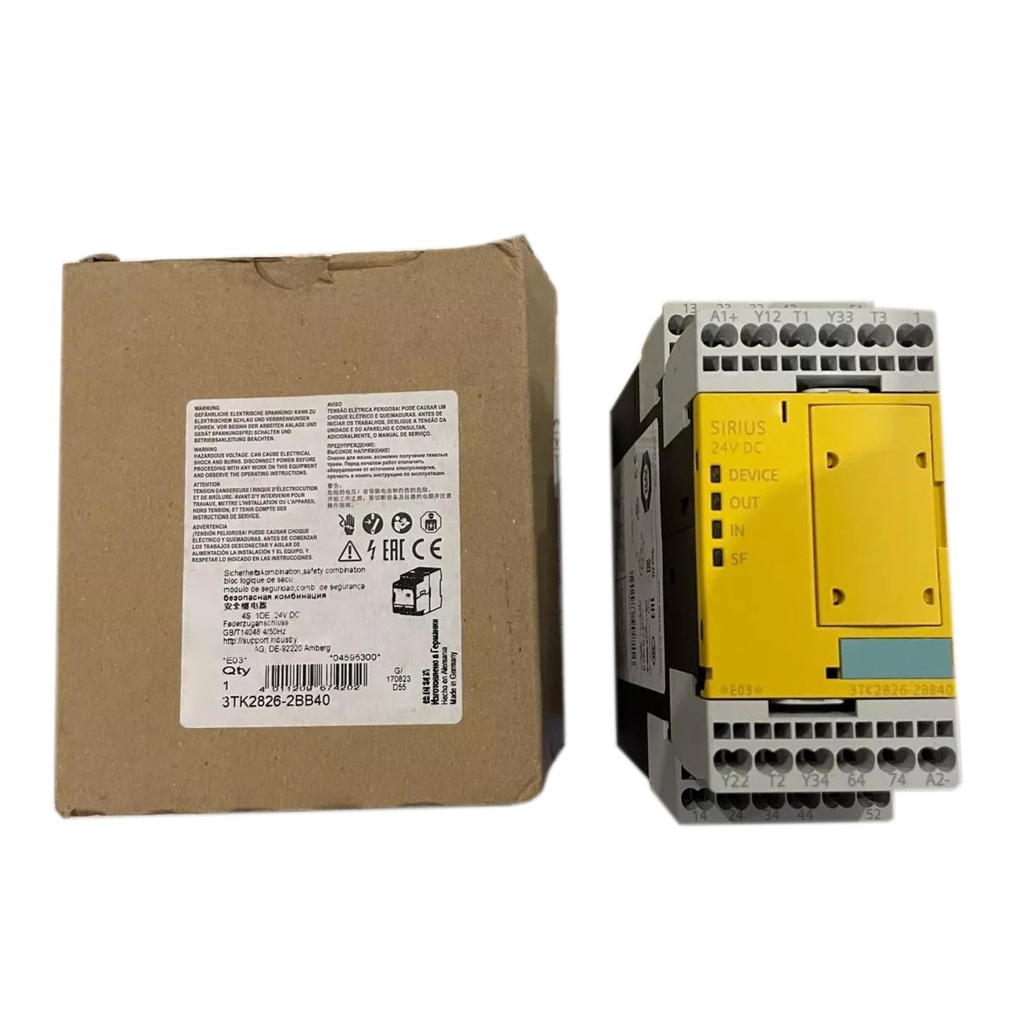 Siemens 3TK2826-2BB40 Safety Relay Module 24V DC