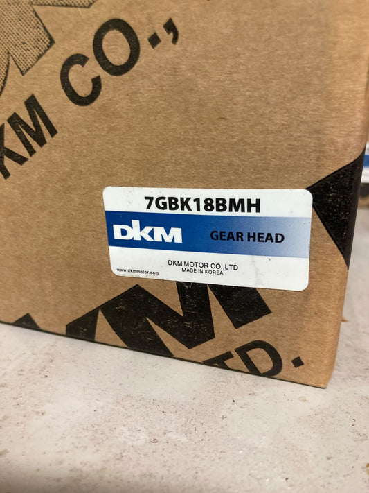 DKM 7GBK18BMH Gear Head 18:1 ratio