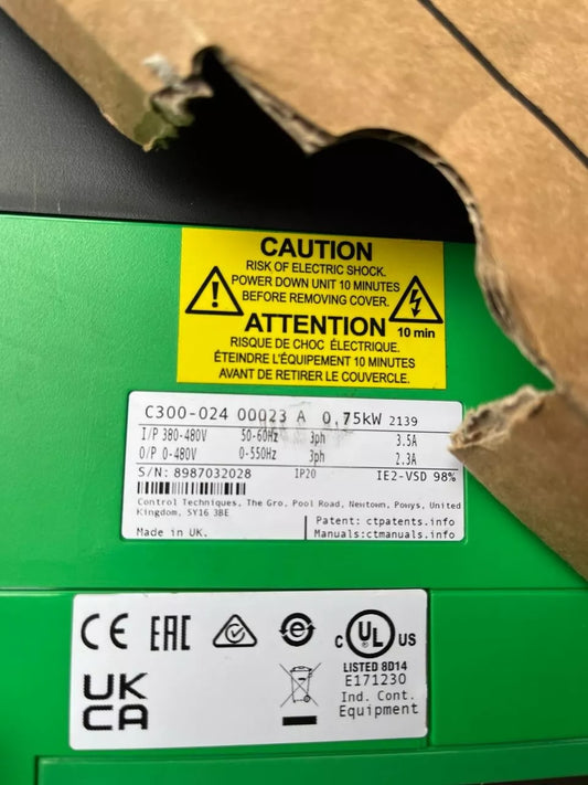 Leroy Somer Control Techniques C300-024 00023 A 0.75kW