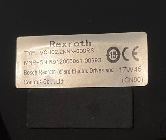 VCH02.2NNN-000RS Rexroth | Used | Tested
