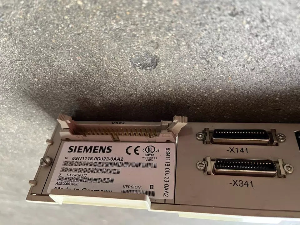 Siemens 6SN1118-0DJ23-0AA2 version B Simodrive side view — industrial automation spare part by Samonde