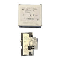 Allen-Bradley 140M-C2E-B16 side label, 1.0-1.6 A, series C, product of Switzerland