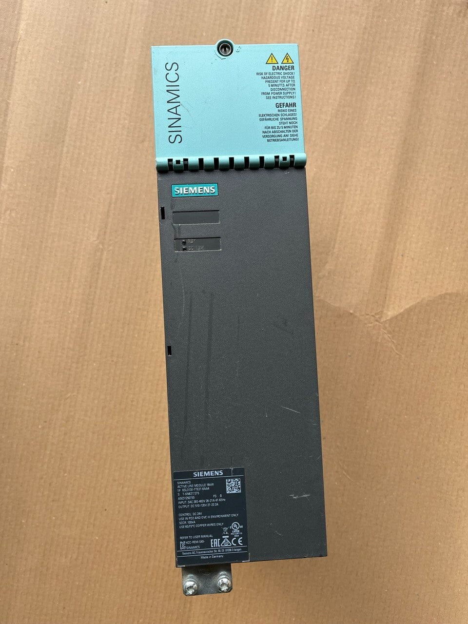 Siemens Sinamics S120 Active Line Module 6SL3130-7TE21-6AA4 | 16kW — tested industrial automation part by Samonde