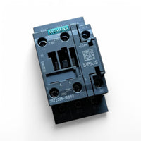 Siemens 3RT20281BB40 power contactor 18.5kW, DC 24V front view — industrial automation spare part by Samonde