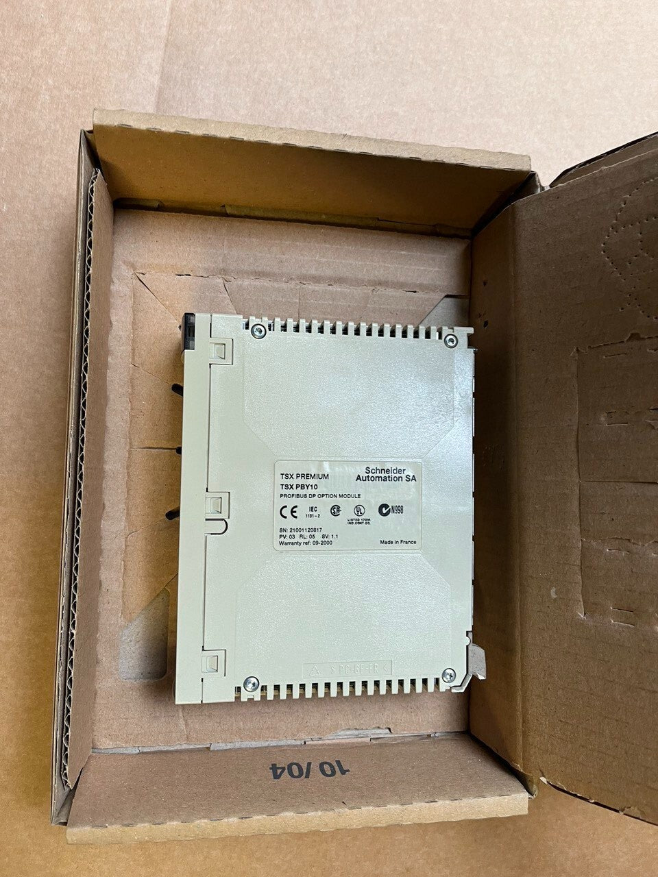 Schneider Electric TSXPBY10 — tested industrial automation part by Samonde