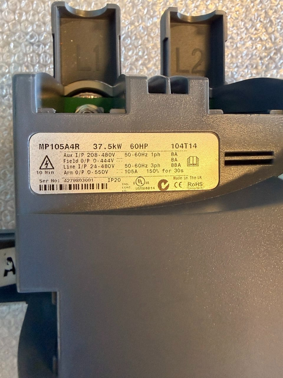 LEROY SOMER MP75A4R Electric Motor 27kW 45HP Industrial New Surplus — tested industrial automation part by Samonde