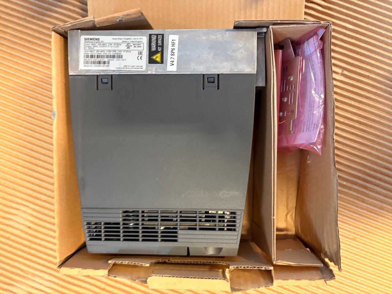 Siemens 6SL3210-1KE12-3UF1 SINAMICS G120 PM240-2 Power Module – New — tested industrial automation part by Samonde