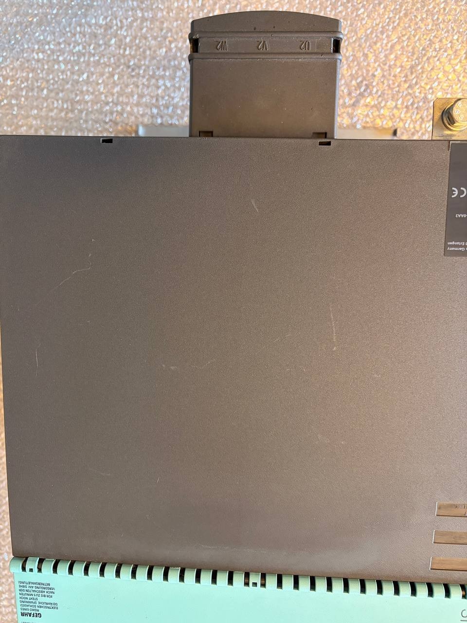Siemens Sinamics S120 Single Motor Module 6SL3121-1TE21-0AA3 | 9A Drive — tested industrial automation part by Samonde