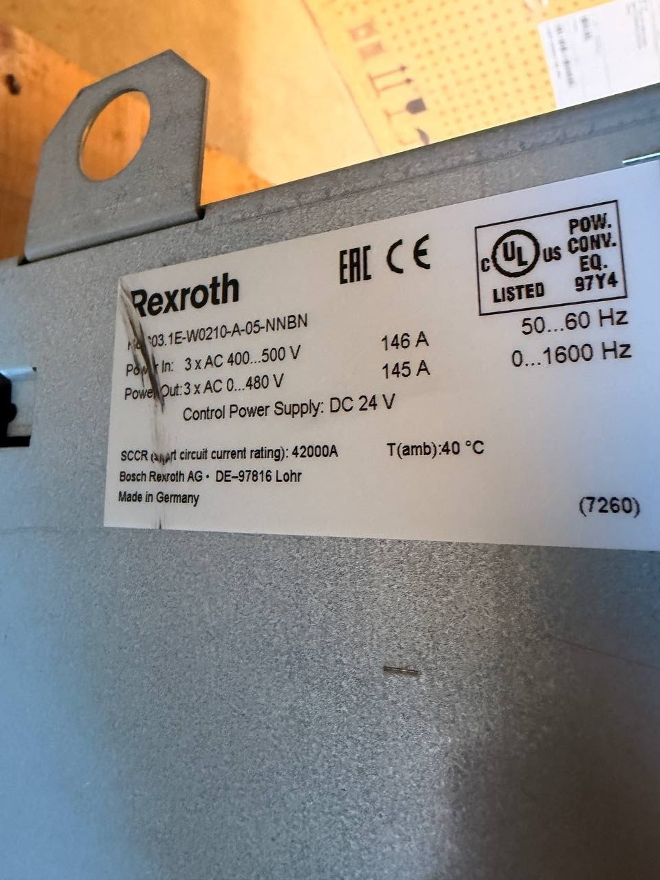 REXROTH HCS03.1E-W0210-A-05-NNBN Electronic Control Unit R911344926 — tested industrial automation part by Samonde