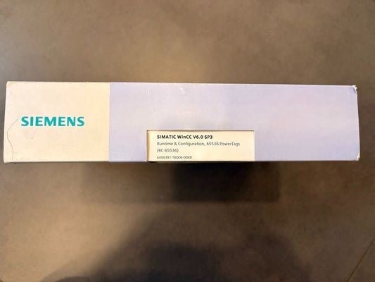 Siemens 6AV6381-1BH06-2AX0 - Simatic WinCC V6.2 Runtime  8192 Software