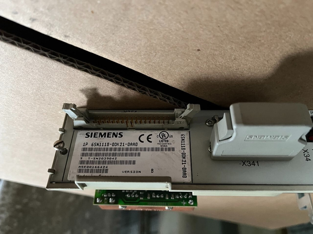 Siemens Simodrive 611 Control Loop 6SN1118-0DK21-0AA0 | 6SN1 118 — tested industrial automation part by Samonde
