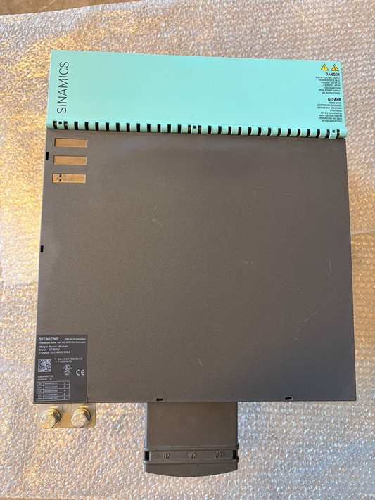 Siemens Sinamics S120 Single Motor Module 6SL3121-1TE21-0AA3 | 9A Drive — tested industrial automation part by Samonde