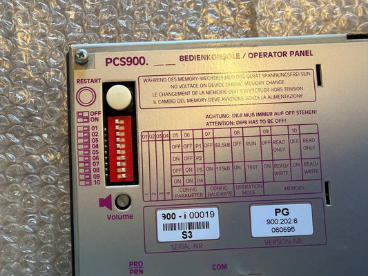 LAUER PCS 900 Top Line Midi Operator Panel Industrial HMI Interface
