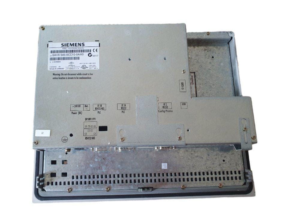 Siemens 6AV6545-0CC10-0AX0 - SIMATIC TP 270 10" Touch panel 10.4 detail view — industrial automation spare part by Samonde