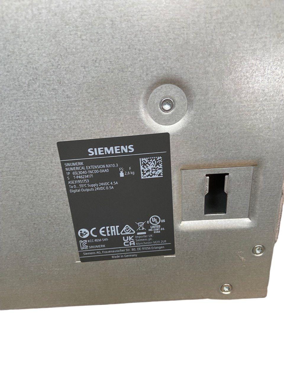 Siemens 6SL3040-1NC00-0AA0 SINAMICS NX10.3 Drive Control Extension side view — industrial automation spare part by Samonde