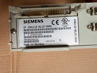 Siemens electronic module with label on a cardboard background
