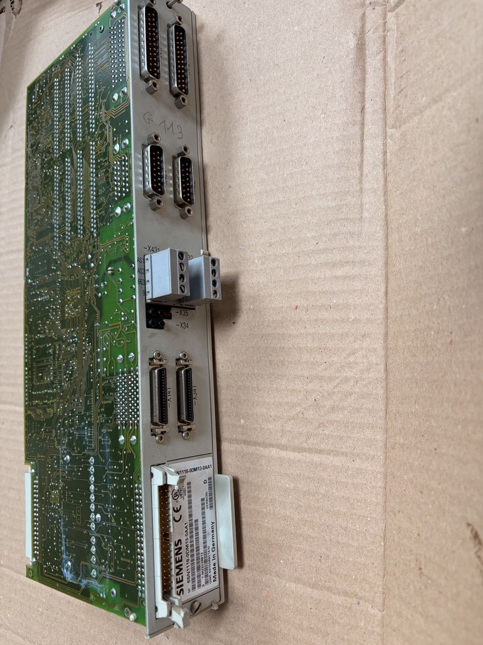 Siemens 6SN1118-0DM13-0AA1 SIMODRIVE 611 Power Module