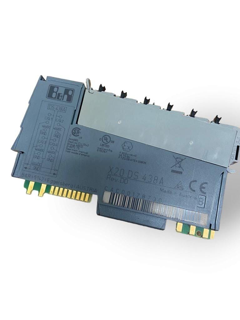 X20DS438A B&amp;R front view — industrial automation spare part by Samonde