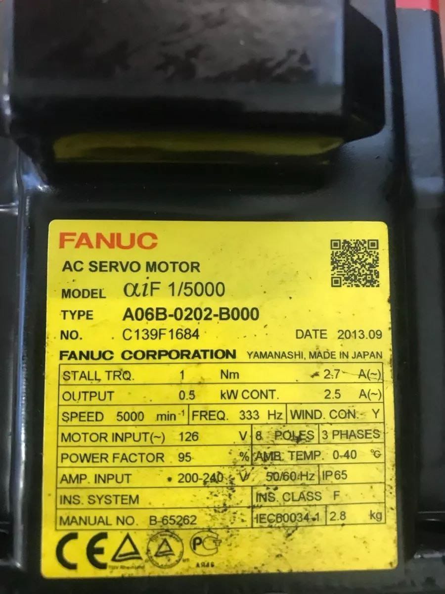 A06B-0202-B000 side view — industrial automation spare part by Samonde