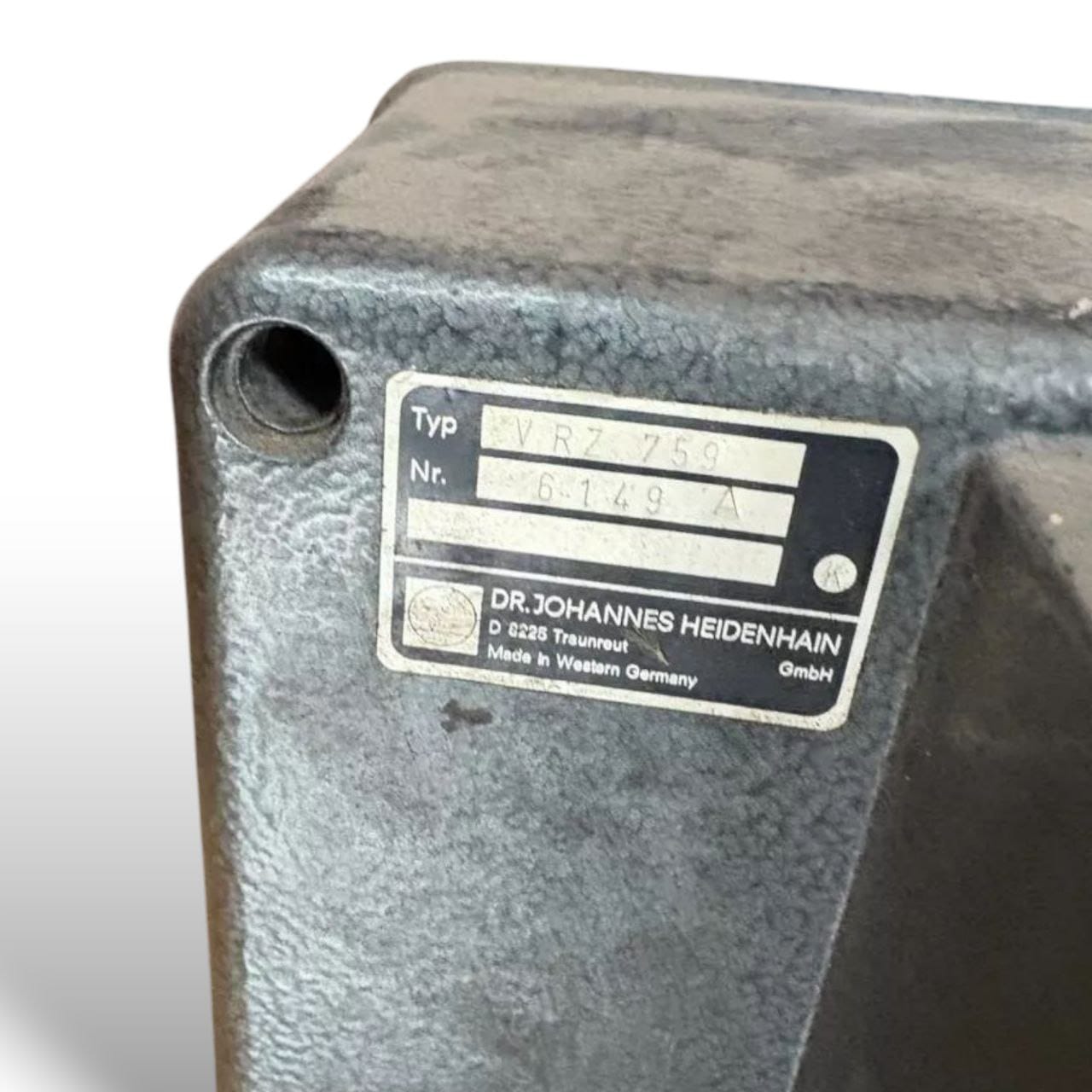 Heidenhain VRZ 759 Positip IdNr 6149 A label view — industrial automation spare part by Samonde