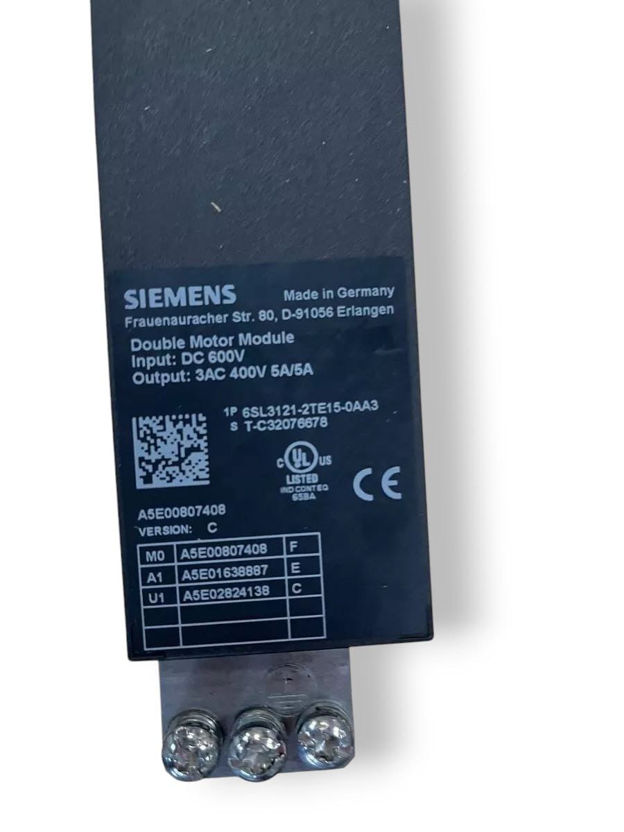 6SL3121-2TE15-0AA3 side view — industrial automation spare part by Samonde