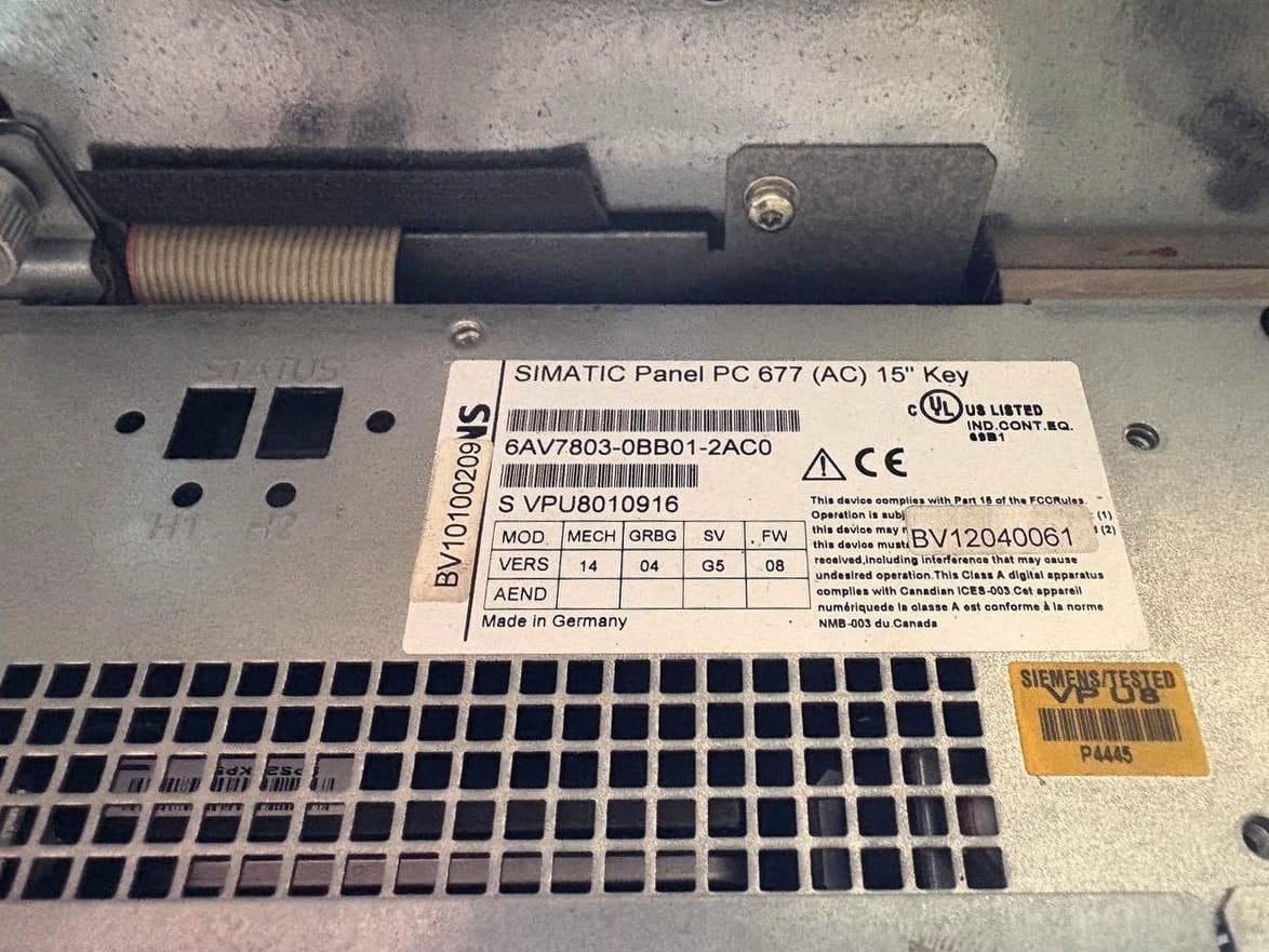 6AV7803-0BB01-2AC0 detail view — industrial automation spare part by Samonde