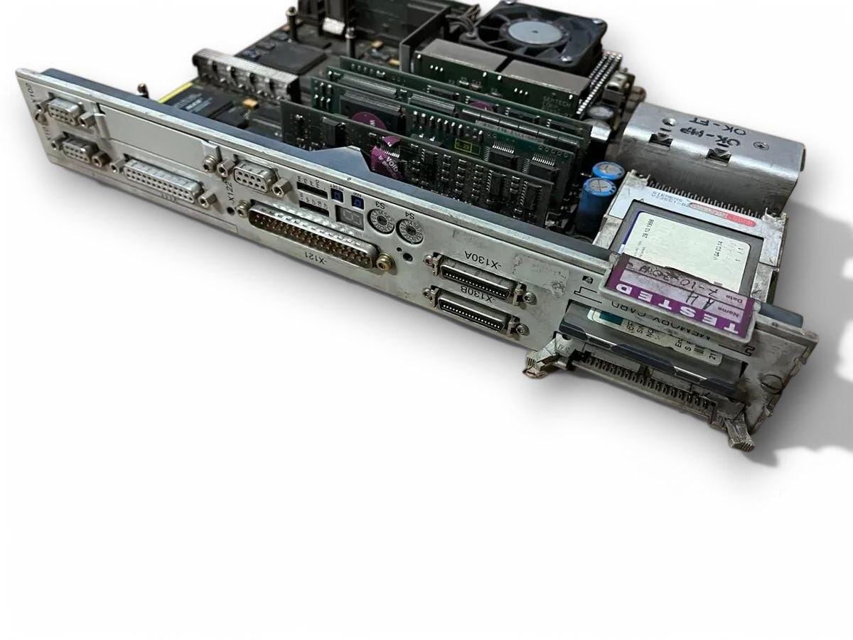 Siemens 6FC5357-0BB33-0AE0 SINUMERIK 840D/DE 1.5MB NCU 573.2 side view — industrial automation spare part by Samonde