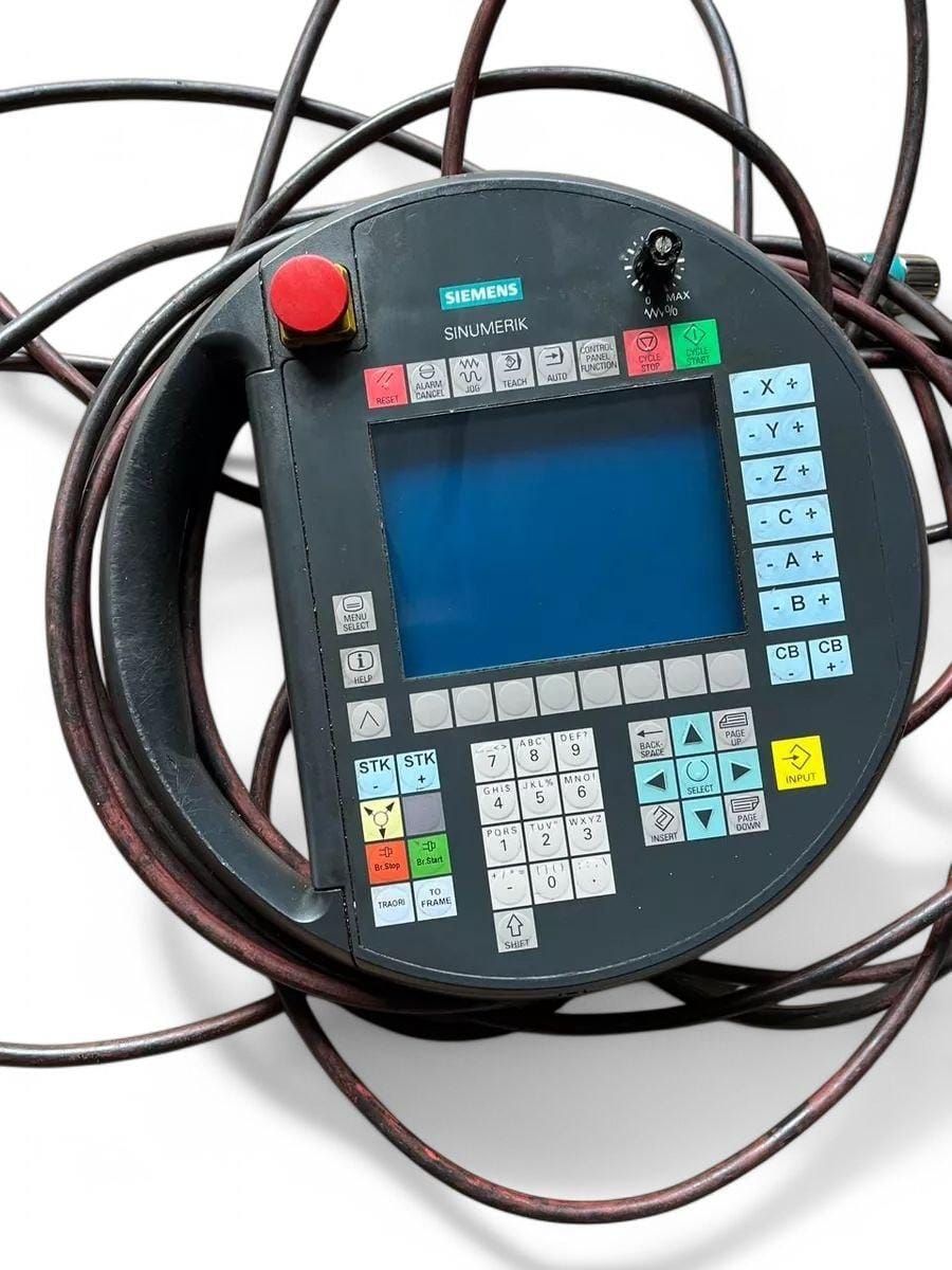 Siemens 6FC5403-0AA10-0AA1 / handheld terminal, for SINUMERIK and SIMATIC front view — industrial automation spare part by Samonde