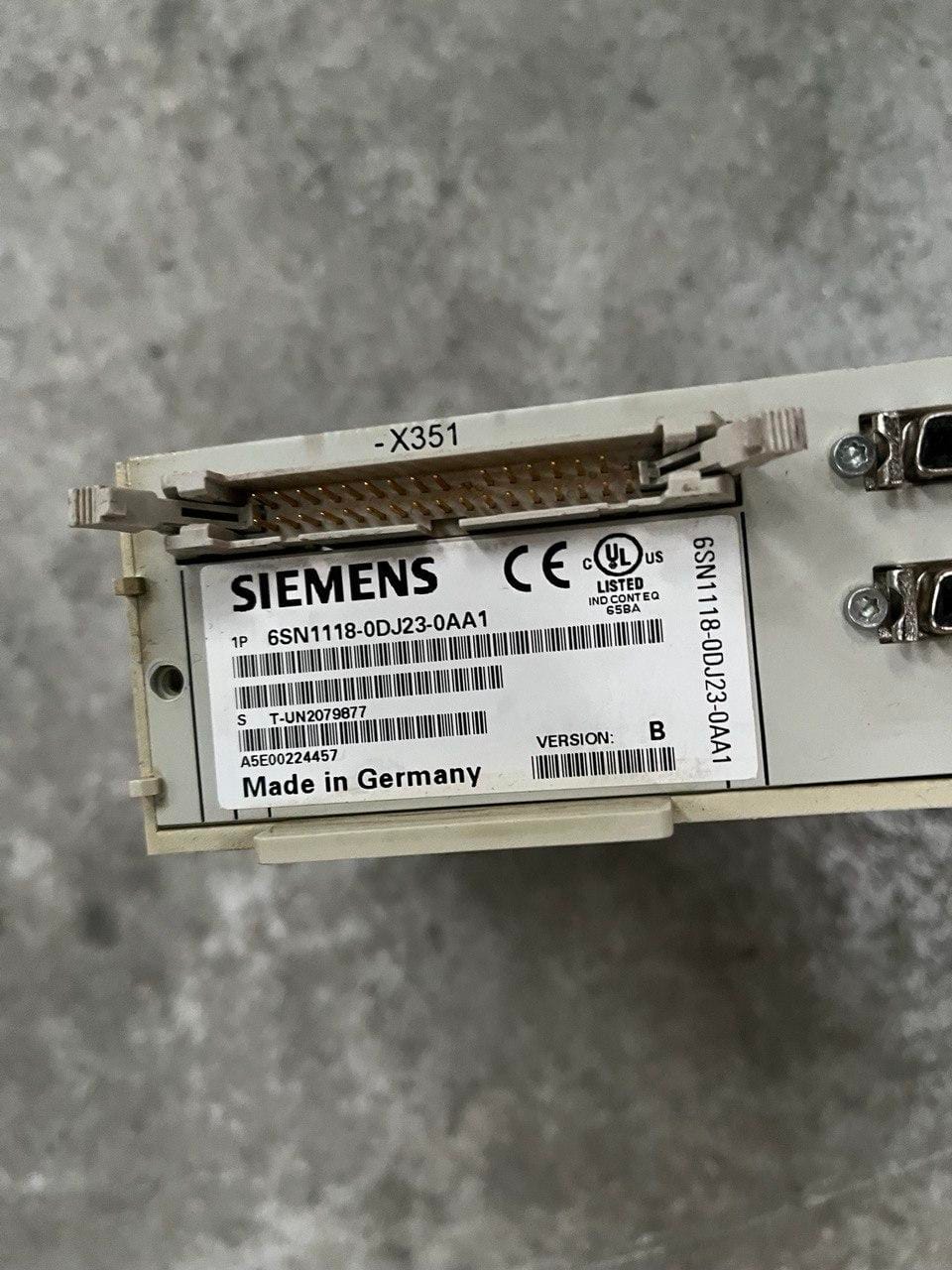 Siemens 6SN1118-0DJ23-0AA1 side view — industrial automation spare part by Samonde