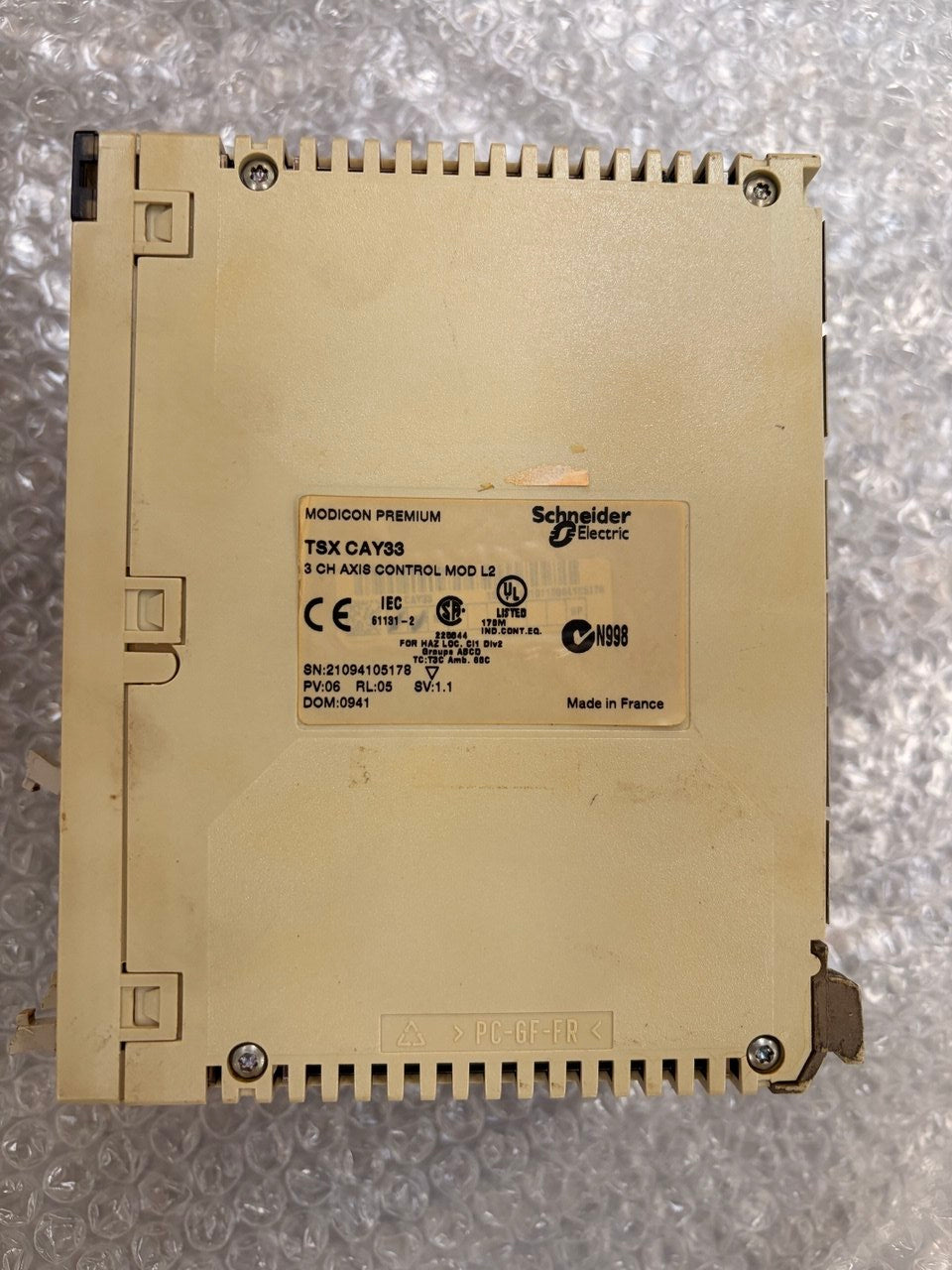 Schneider Electric TSX CAY33 Premium 8-Channel Axis Control Module