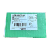 Schneider Electric ILE2K661PC1A0 box label: Lexium ILE, 24-48 V DC / 3.6-7 A, made in Germany