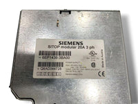 Siemens 6EP1436-3BA00 / 6EP1 436-3BA00 SITOP power 20A detail view — industrial automation spare part by Samonde
