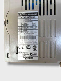 Schneider Electric ATV31H055M2 Telemecanique Frequency Converter / 0.55kW side view — industrial automation spare part by Samonde