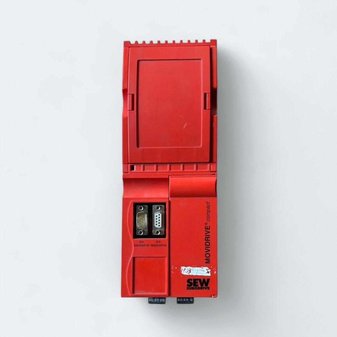 SEW Eurodrive compact drive inverter MCS40A0015-5A3-4-00 + MDX60A0015-5A3-4-00 side view — industrial automation spare part by Samonde