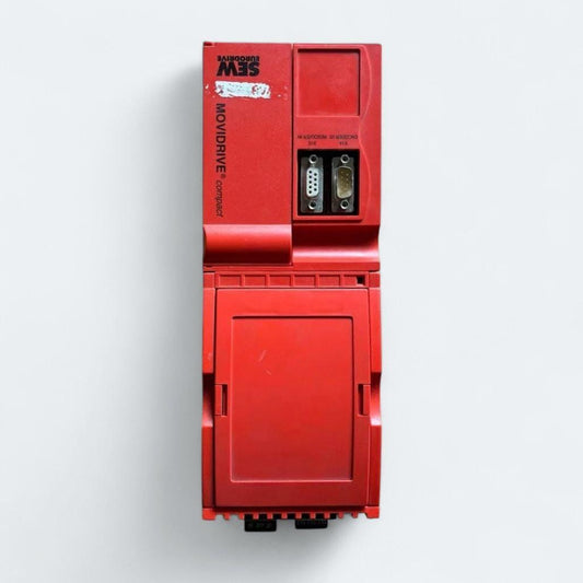 SEW Eurodrive compact drive inverter MCS40A0015-5A3-4-00 + MDX60A0015-5A3-4-00 front view — industrial automation spare part by Samonde