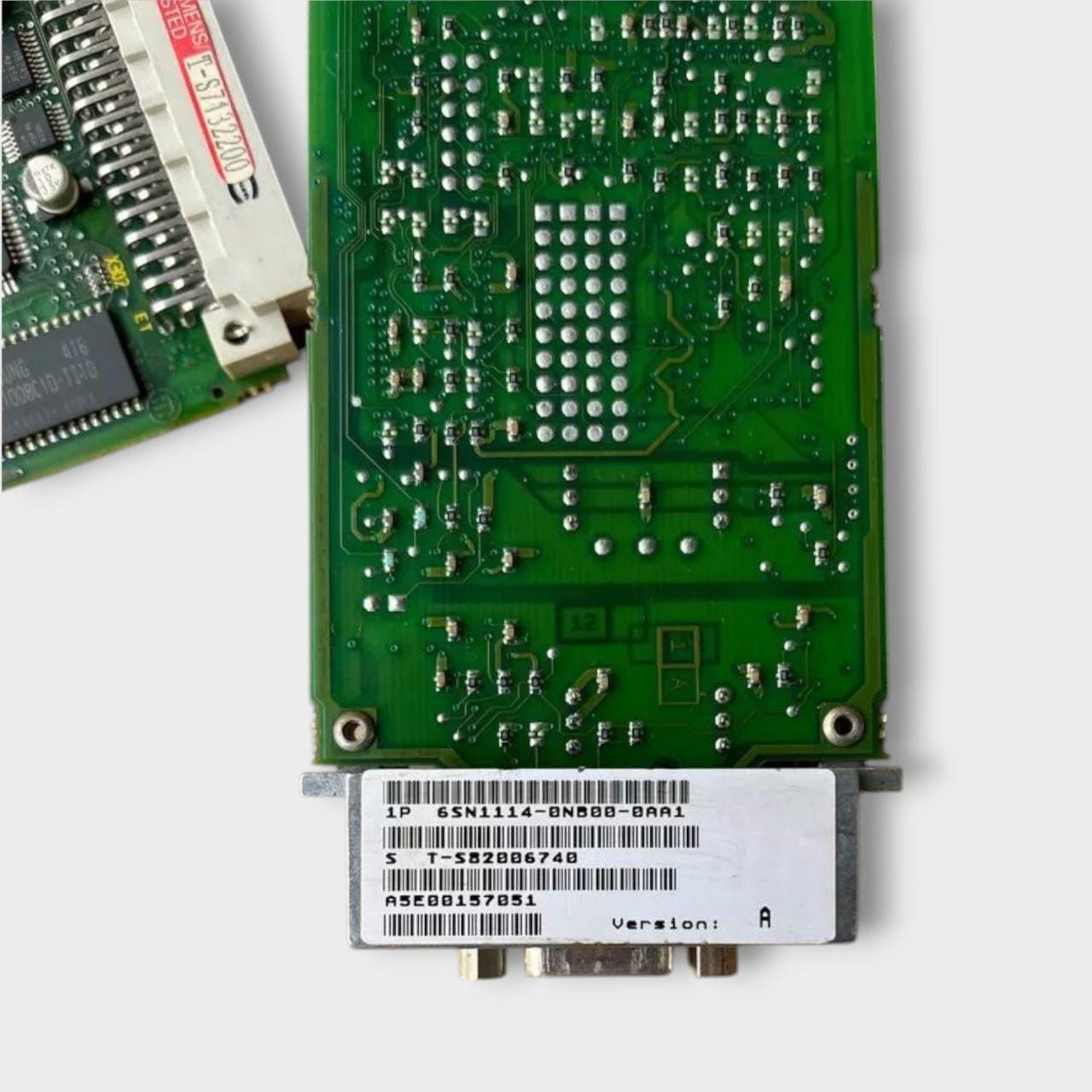 Siemens 6SN1114-0NB00-0AA1 Universal Micro Electronics (Version A) label view — industrial automation spare part by Samonde
