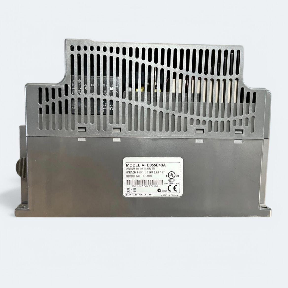 VFD055E43A side view — industrial automation spare part by Samonde