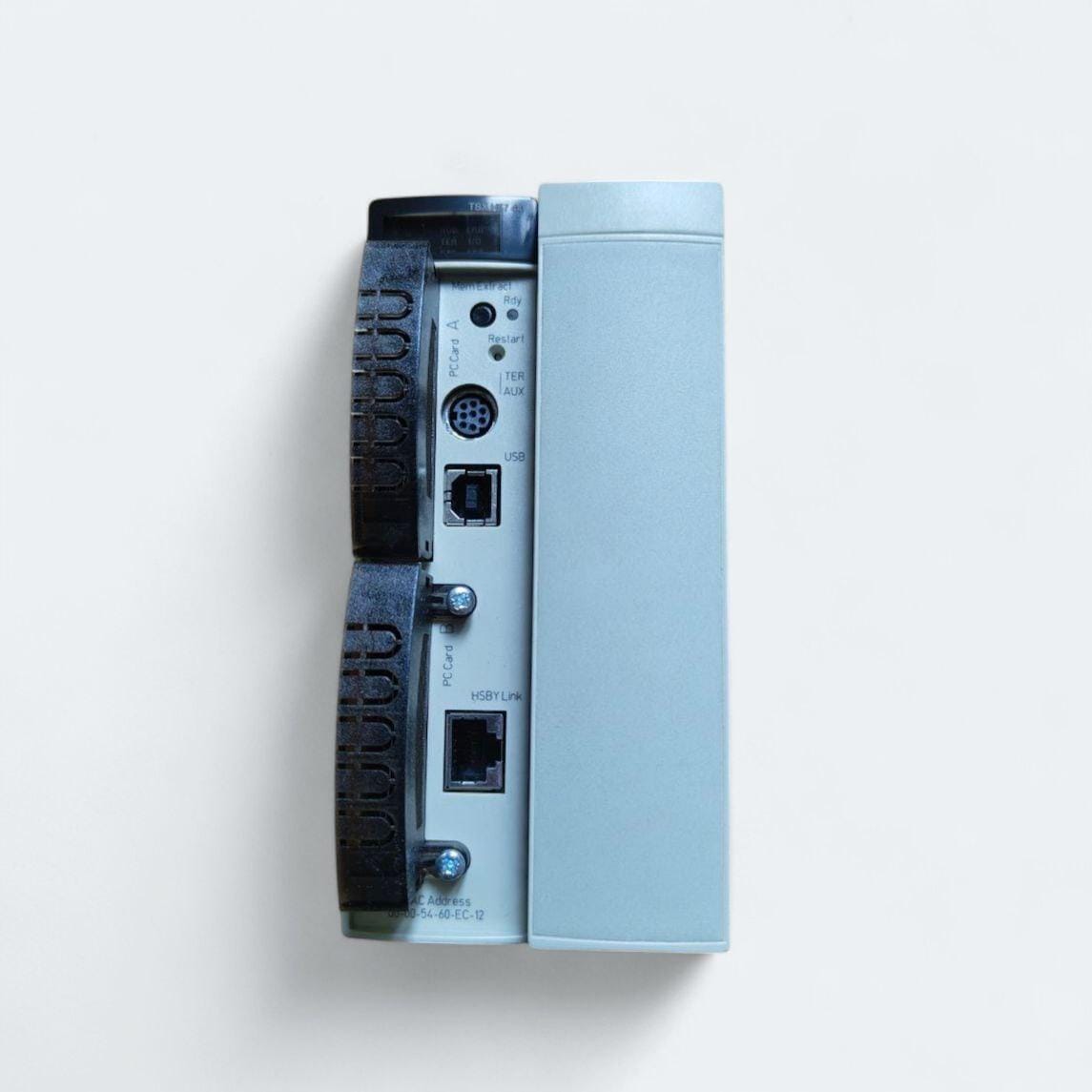 SCHNEIDER-ELECTRIC TSXH5744M CPU Processor. TSX H5744M detail view — industrial automation spare part by Samonde