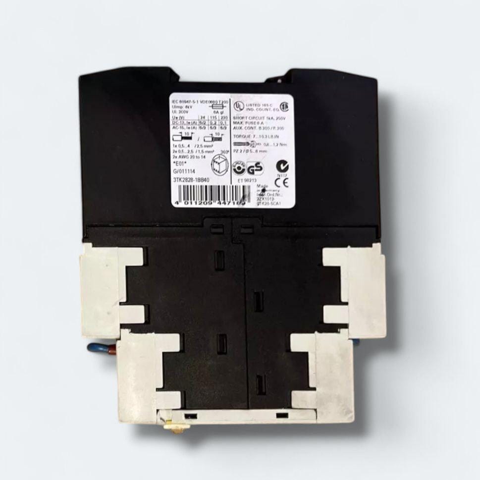 Siemens Sirius Safety Relay 3TK2828-1BB40 side view — industrial automation spare part by Samonde
