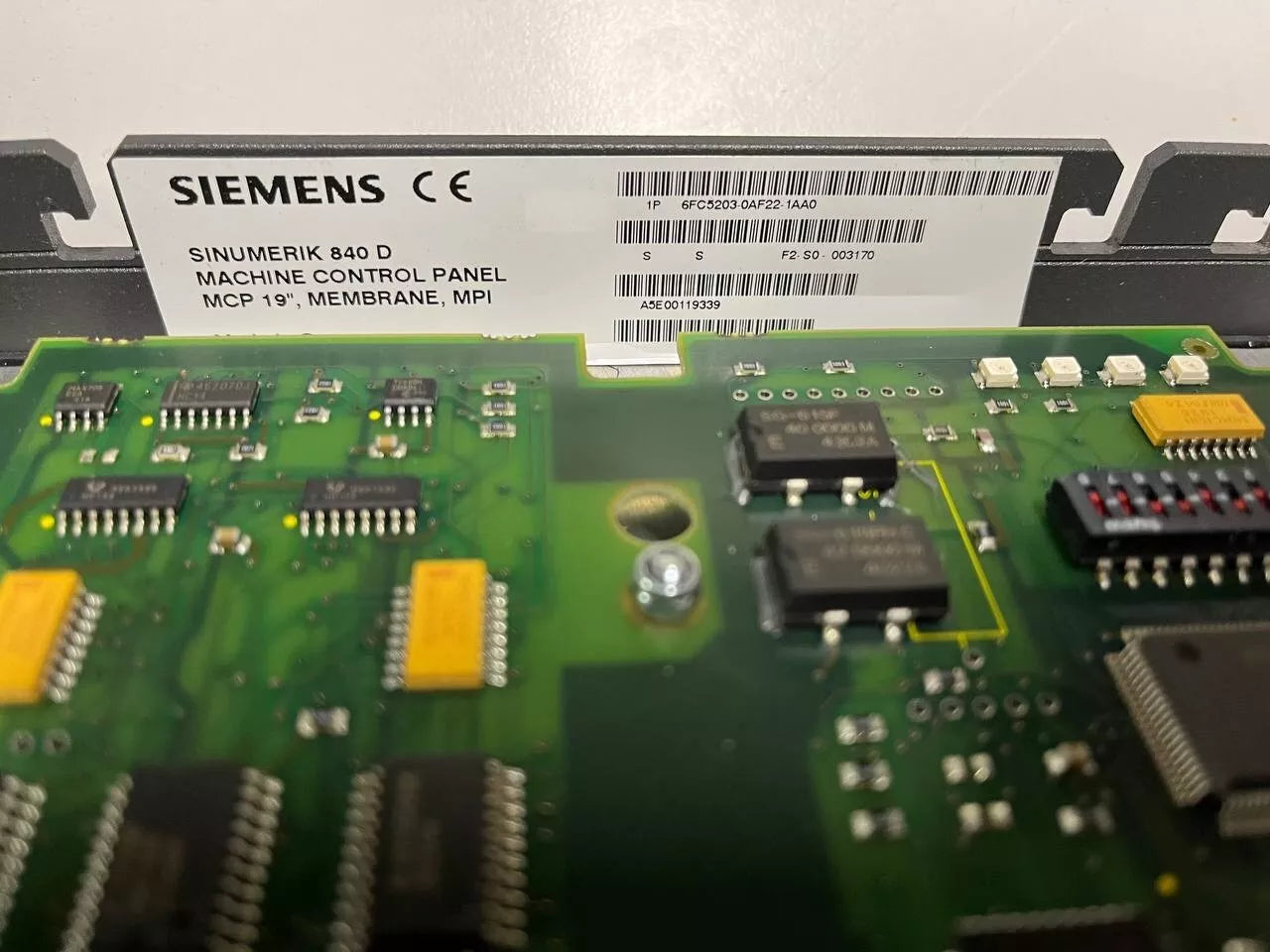 6FC5203-0AF22-1AA0 MCP 19 detail view — industrial automation spare part by Samonde