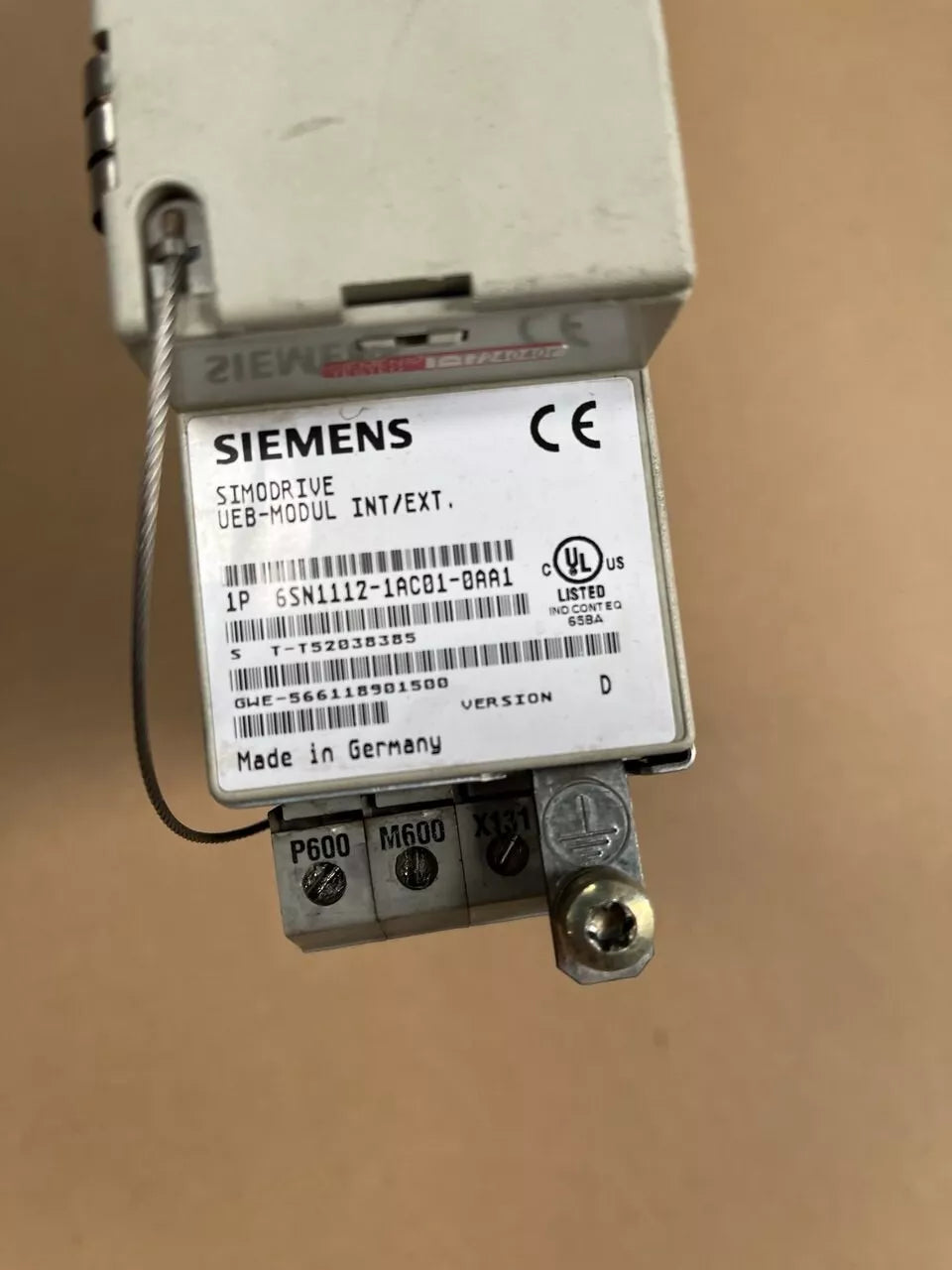 Siemens Simodrive Module UEB side view — industrial automation spare part by Samonde