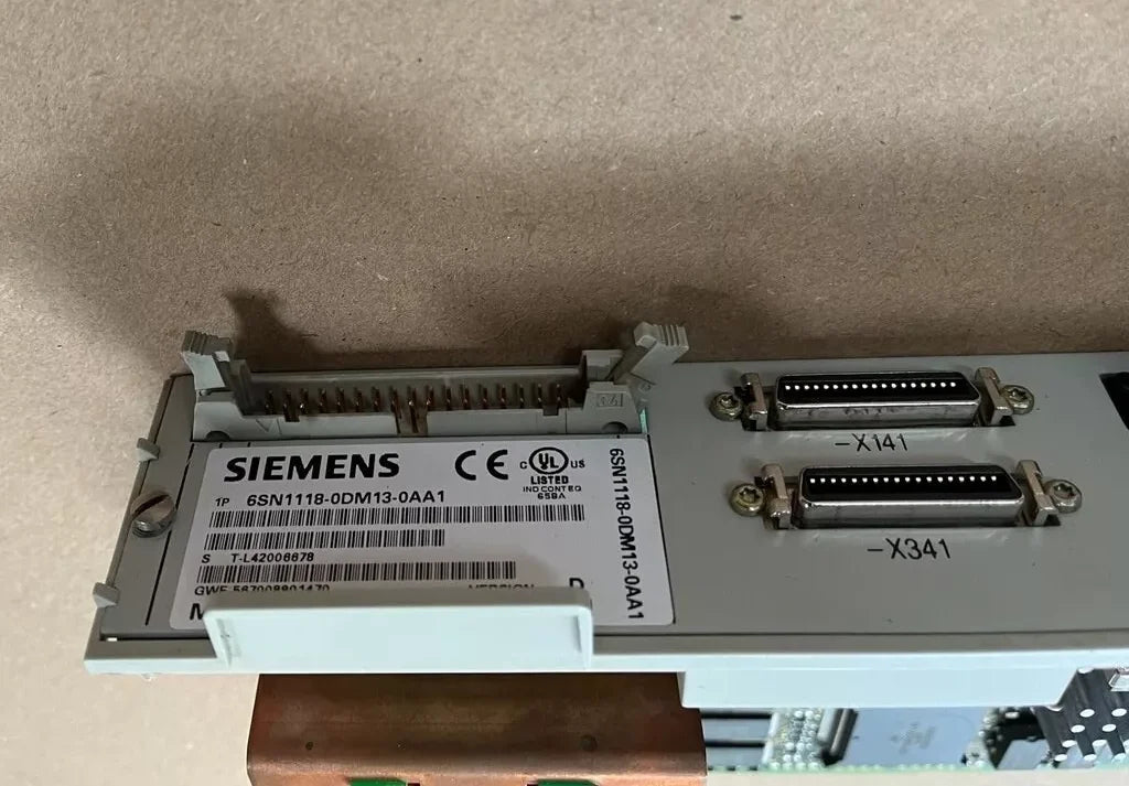 Siemens simodrive 611-D 6SN1118-0DM13-0AA1 version D side view — industrial automation spare part by Samonde