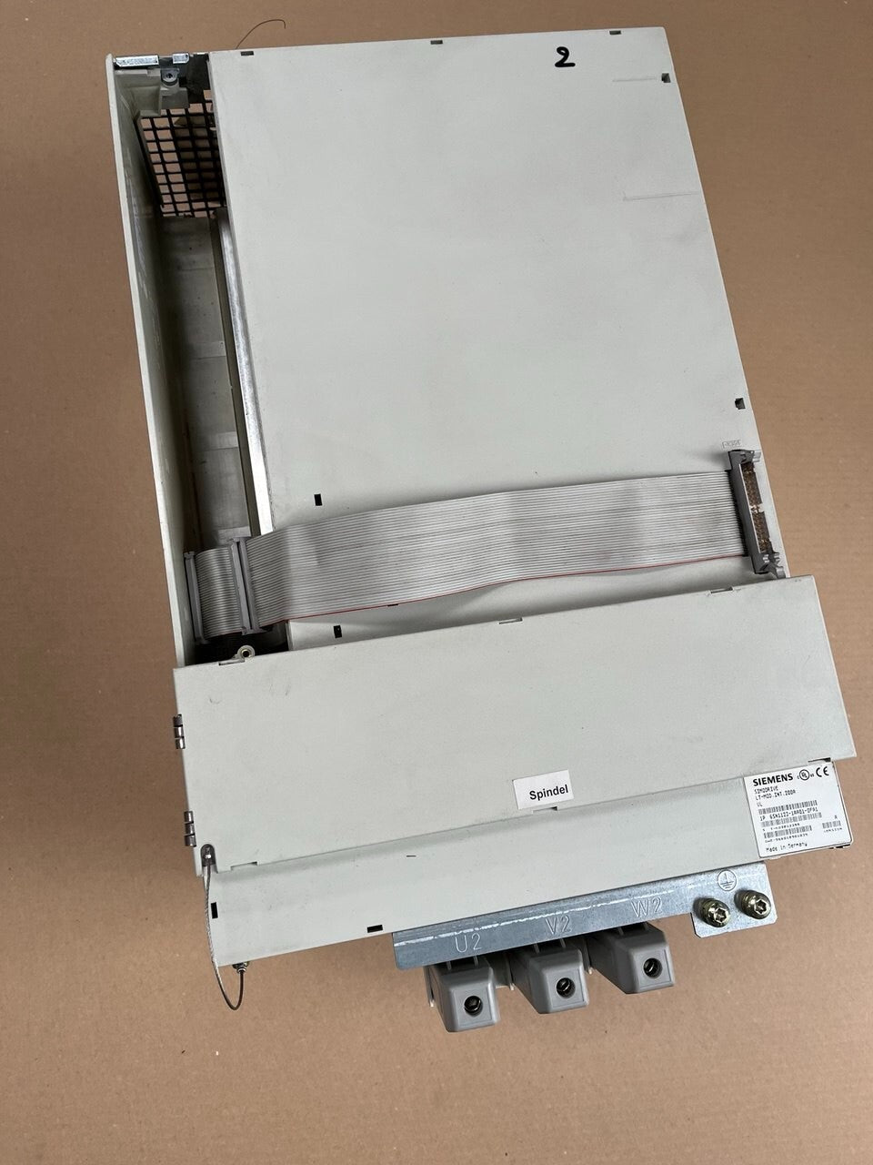 Siemens Simodrive 611 Power Module 6SN1123-1AA01-0FA1 front view — industrial automation spare part by Samonde