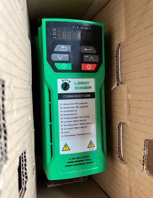 Leroy Somer Control Techniques C300-024 00023 A 0.75kW front view — industrial automation spare part by Samonde