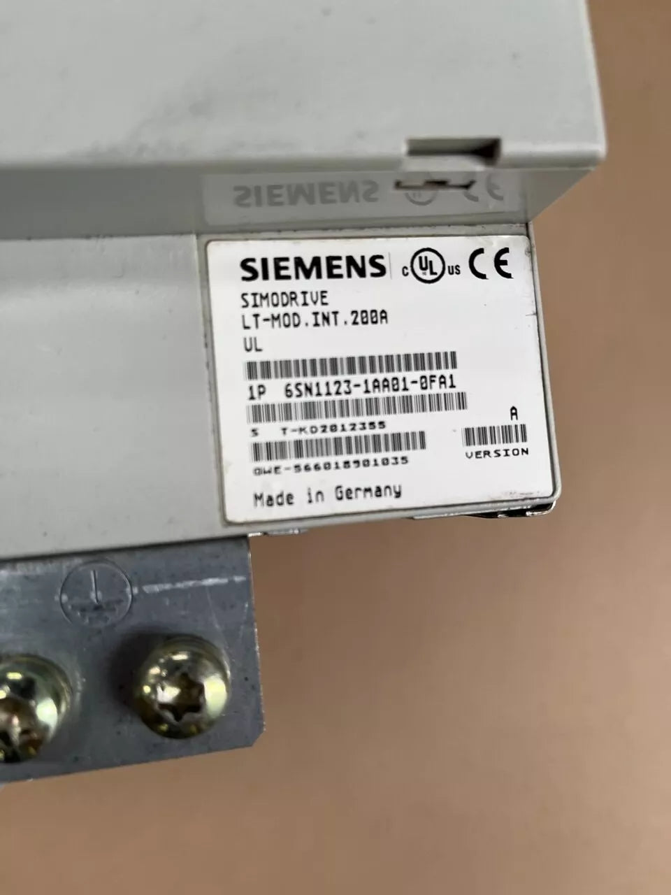 6SN1 123-1AA01-0FA1 Drives detail view — industrial automation spare part by Samonde