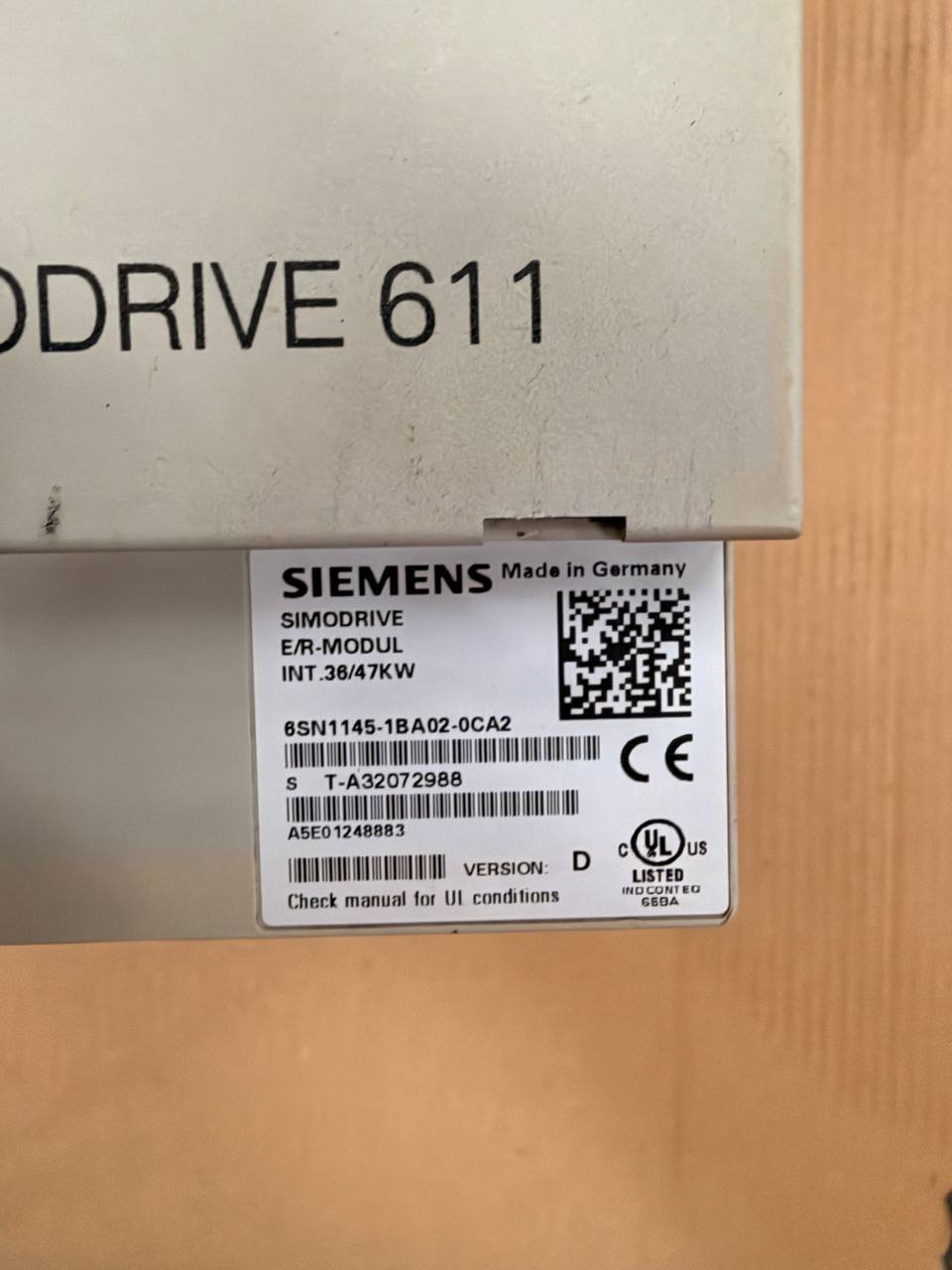 Siemens 6SN1145-1BA02-0CA2 — used — view 5