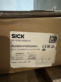 Surplus lot: SICK MLG50N-0700N10501 MLG-2 light grid set box label